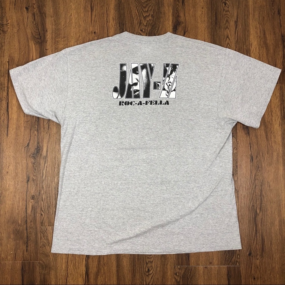 VINTAGE JAY-Z T SHIRT RAP TEE XL ROCAFELLA RARE - Picture 7 of 8